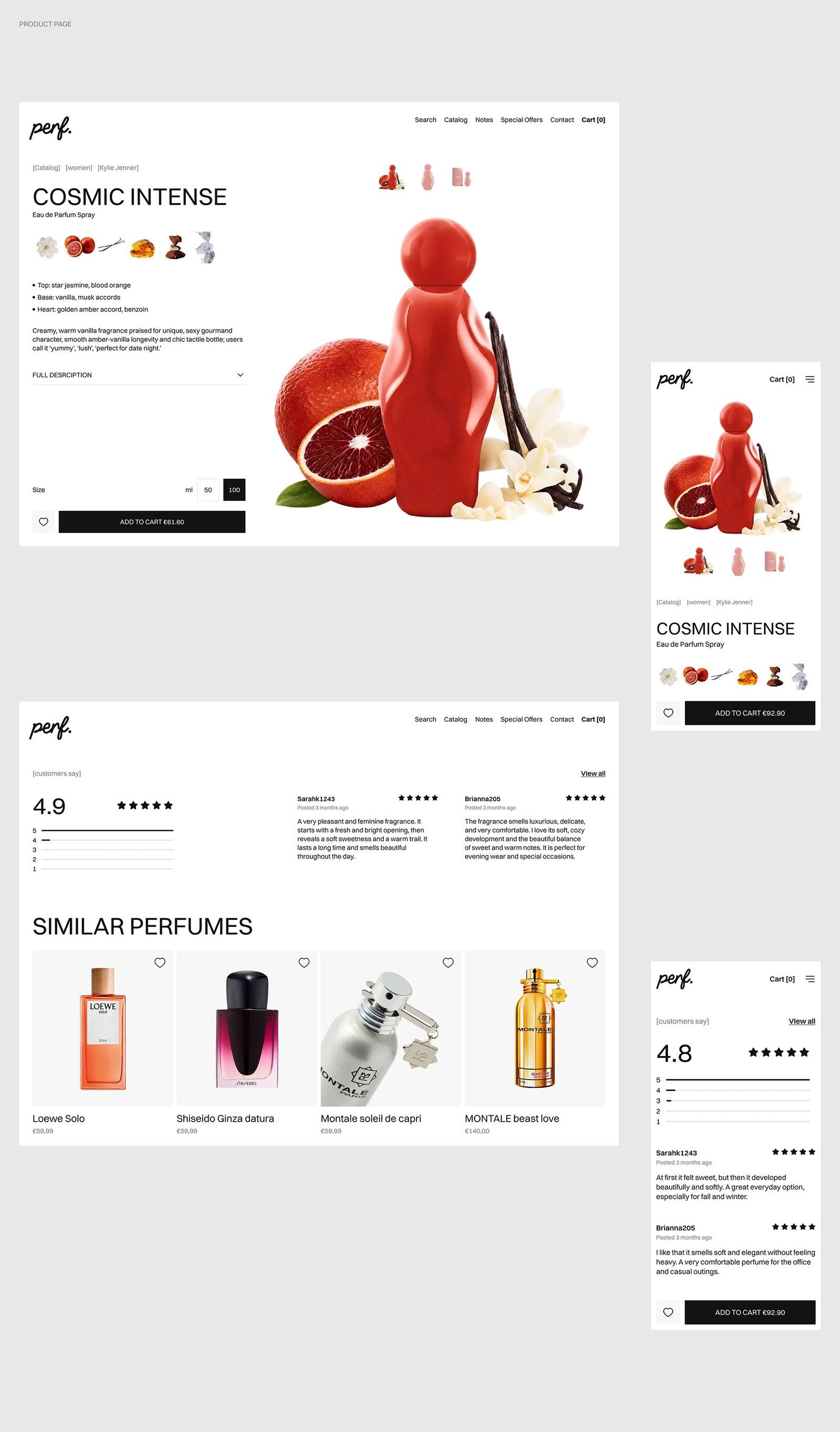Product Images portfolio sample