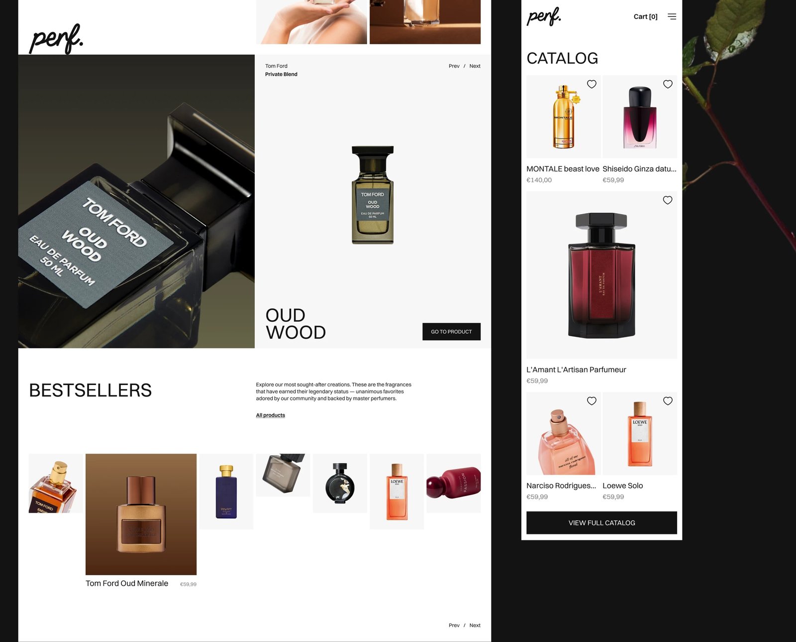 Website Design portfolio sample