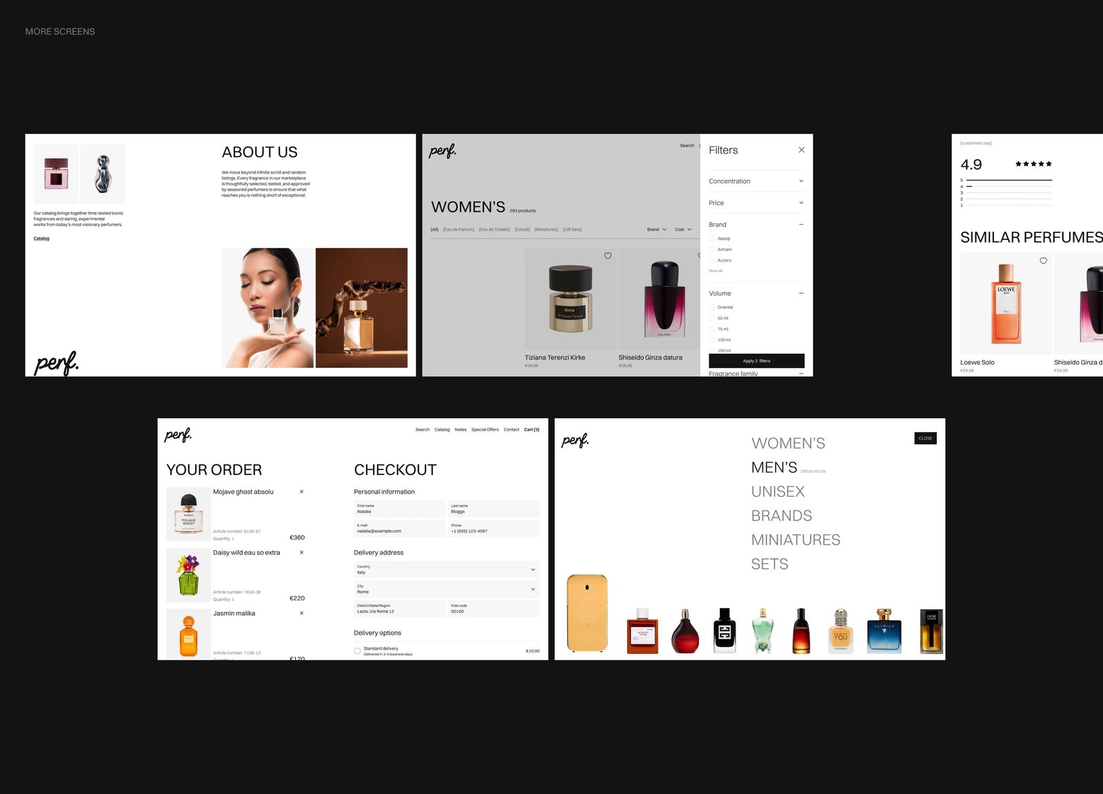 Website Design portfolio sample